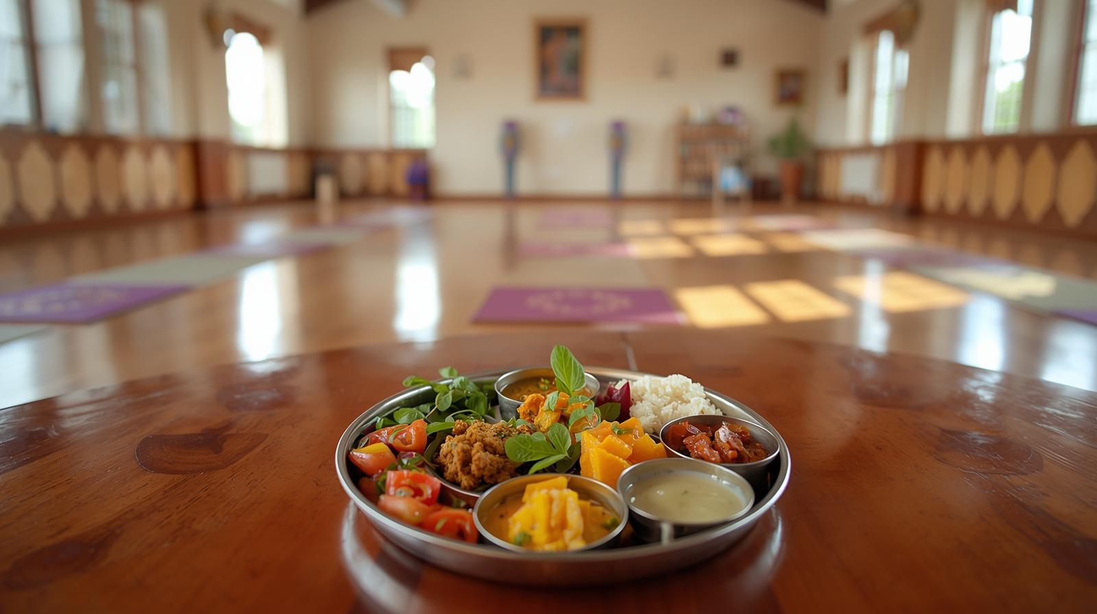 Satvik meal & yoga hall